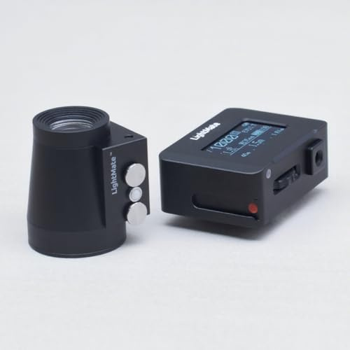 LightMate Area 2S Light Meter Photography & OV-X1 17° Retro Viewfinder, 0.96 Large OLED Screen, Ultra-Compact, Rechargeable Battery, for Leica & Other Film Cameras, Black