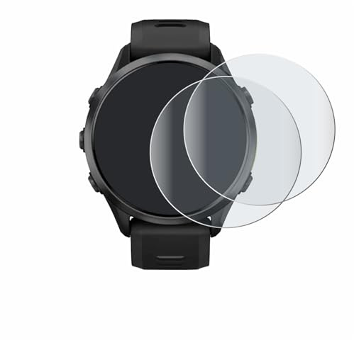 BROTECT Schutzfolie für Garmin Forerunner 970 | 2 Stück Entspiegelnder Displayschutz Made in Germany Matte Full-Screen Folie Full-Cover 3D Curved Anti-Reflexion Montage Kit