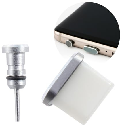 CLISPEED 2 Stück Staubschutz Teiliges Set Klinkenstecker und USB C Ladeanschluss Schutzkappen Kompatibel mit Note Plus Zuk Tablet