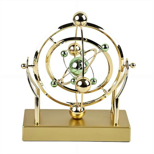 Solar System Planet,Electronic Perpetual Motion Desk Toy,Electronic Perpetual Motion,Movement Swing Ball Electric Wiggler Newtons Cradle Balance Ball Home Office Decoration