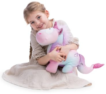 NICI Kuscheltier Einhorn Nerina 32cm - 63098 | Stofftier aus weichem Plüsch zum Liebhaben, Knuddeln und Spielen, bezaubernde Geschenkidee für Kinder und Erwachsene
