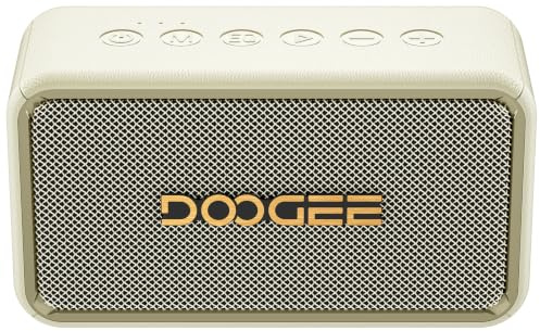 80W Enceinte Bluetooth Portable, Haut-parleurs sans Fil avec Caisson de Basse, Autonomie 19H, IP67 Etanche, EQ, TWS, USB-C, Carte TF, AUX, Enceinte Puissante pour Camping, Extérieur, Fête - Blanc