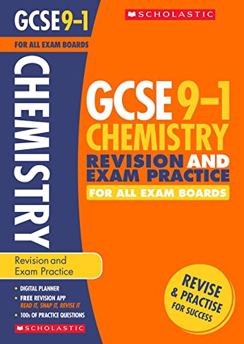 GCSE Chemistry Revision Guide and Practice Book for All Boards. Perfect for Home Learning and includes a free revision app (Scholastic GCSE Grades 9-1 Revision and Practice)