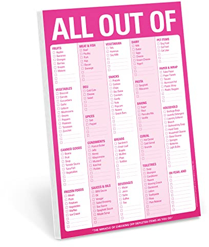 Knock Knock All Out of Pad -pink: Pad: (With Magnet)