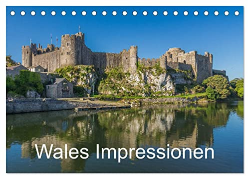Wales Impressionen (Tischkalender 2026 DIN A5 quer), CALVENDO Monatskalender: Entdecken Sie die Geschichte hinter hohen Hecken. (CALVENDO Orte)