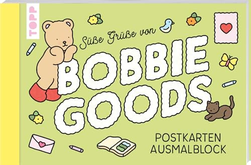 Bobbie Goods Postkarten Ausmalblock (offizielle deutsche Ausgabe)