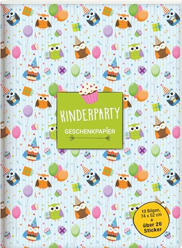 Geschenkpapierbuch. Kinderparty