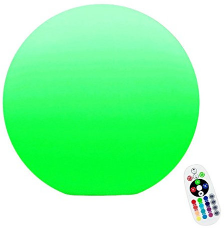 LED Leuchtkugel Würfel Stimmungslicht,KINGCOO Wasserdicht Schwimmdock Nachladbare LED Nachttischlampe,Lichtwürfel Tabelle Mood Licht Lampe Pool Licht für Outdoor Innendekoration(15cm Ball)