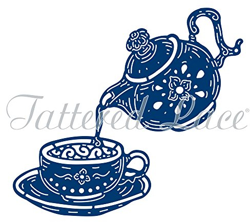 Tattered Lace Dies - Tea Leaves and Teacup
