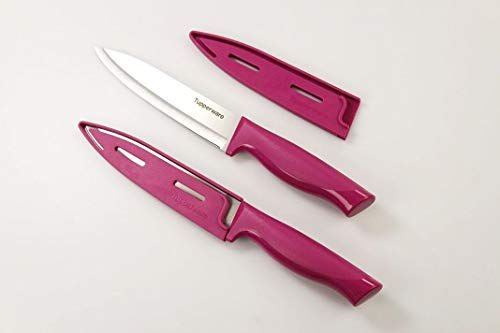 TUPPERWARE Messer Essential-Serie lila groß Universal Universalmesser (2)
