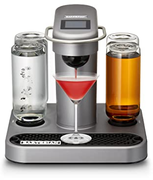 Bartesian Cocktail Maschine - Einfache Drink Zubereitung mit automatischen Rezepten - Cocktailzutaten in Kapseln, 4 einstellbare Getränkestärken - Einsatz für 4 Spirituosen