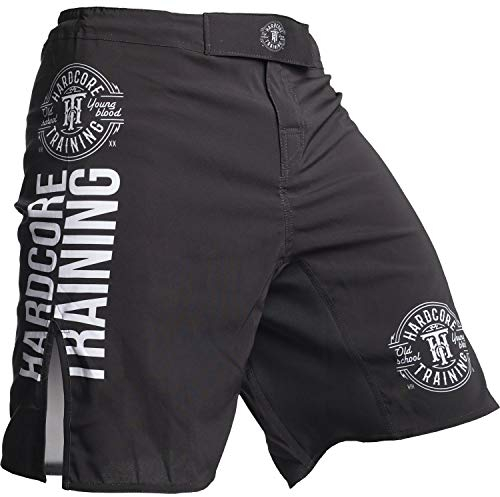 Hardcore Training Recruit Fight Shorts Uomo Pantaloncini da Combattimento Arti Marziali MMA BJJ Boxe Muay Thai Grappling Fitness No Gi