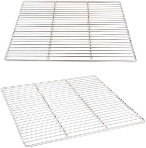 Grillrost 40 x 40 cm aus Edelstahl rostfrei und elektropoliert