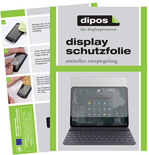 dipos I 2X Schutzfolie matt kompatibel mit Microsoft Surface Pro 7 Folie Displayschutzfolie
