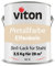 Viton Metallfarbe in Creme - 3,5 Kg Metall-Schutzlack Seidenmatt - Dauerhafter Schutz & hohe Beständigkeit - 3in1 Grundierung & Deckfarbe - Metalllack direkt auf Rost - KE31 - RAL 9001 Cremeweiss
