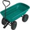 tectake® Bollerwagen, Handwagen, Transporter mit Kippfunktion, Rollwagen mit Lenkachse, Trolley, als Einkaufswagen, Bastelwagen, Transportkarre, Gartenwagen, Einkaufstrolley - Belastbarkeit 120kg