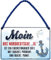schilderkreis24 Blechschilder Kollektion 18x12cm – Nordsee, Ostsee & Meer: Dekoration & Geschenkideen mit maritimen Sprüchen (Moin, Das Norddeutsche Jo)