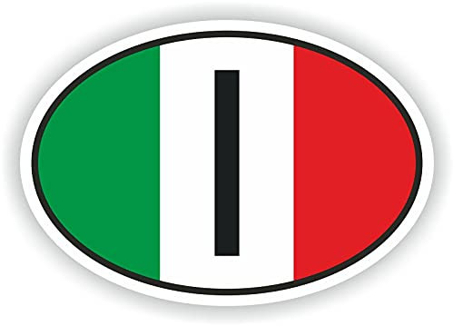 Adesivo ITALIA di Identificazione Nazione Residenza per Auto moto i flag bandiera