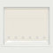 Square Eyelet Windows Roller Blinds Polyester Fabric, Easy Fit Trimmable, Home, Office, Blind with Metal Tube and Child Safe Fittings (Width 60cm x Length 165cm, Light Filtering Shade, Natural)