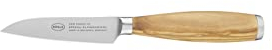 RÖSLE Artesano Cuchillo de pelar, cuchillo de cocina para cortar frutas y verduras. Fabricado en Solingen con hoja de acero especial y madera de olivo