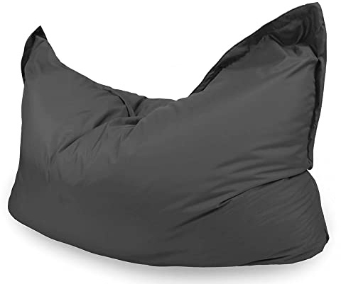 Beautiful Beanbags - Large Kids Big Brother Beanbag Chair - Grey | Water-Resistant, Ready-Filled Bean Bag for Indoor or Outdoor Use