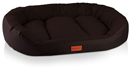 BedDog Hundebett Mittelgroße Hunde - Hundekissen XXL - Hundekorb - Hundekörbchen - Hundesofa - Hundebetten für Mittelgroße Hunde - Dog Bed - Hunde Bett - Körbchen Hund Alicante-Gewebe