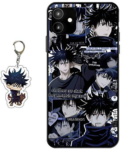 Staremeplz Compatible with iPhone 14 Plus Case Anime Design [With Figure Keychain], Soft Silicone Flexible TPU Animation Phone Case for iPhone 14 Plus