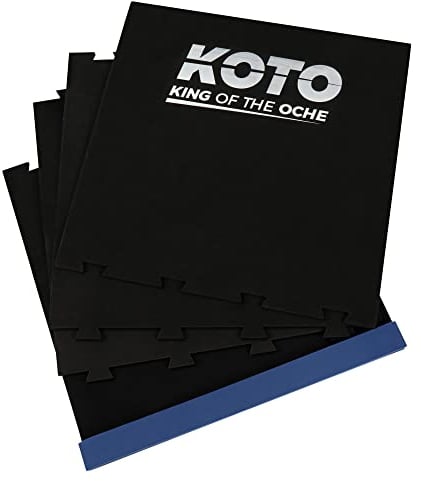 KOTO - Puzzle Dartmatte Blau + Oche 237 x 60 cm, Inkl. Score Anzeige, rutschfeste Teppich Dartmatte