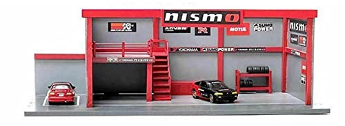 Nismo Decal Garage Diorama scala 1:64 American Diorama Diorama Accessorio