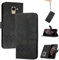 OKZone Cover per Samsung Galaxy J6 2018, Custodia Samsung J6 2018 A Libro, Cover Libro Galaxy J6 2018, Premium Pelle PU Portafoglio Case Magnetica Flip Libro Custodia per Samsung J6 2018 (Nero)
