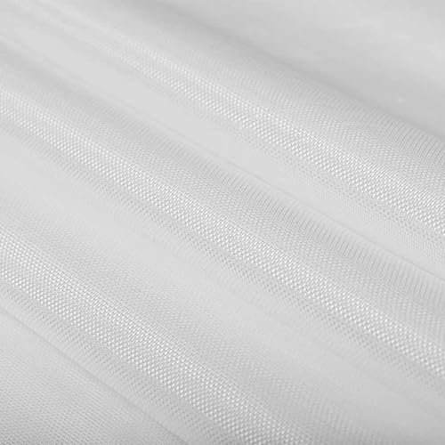 artapisserie.fr Textilene Netzstoff für Außenmöbel, 140 cm Breite, 450 g/m² Grammatur, Weiß, Klassisch, Mesh-Rücken, Rostfrei, Sonnenbaden, Liegen, Gartensitz, Sichtschutz, Trennwand, Sonnensegel