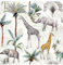 Arthouse Serengeti Animals Multicoloured Wallpaper 923709