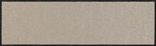 Salonloewe Fußmatte 030x100 cm Sand Fußabtreter, innen, außen, Schmutzfangmatte, Sauberlauf-Teppich