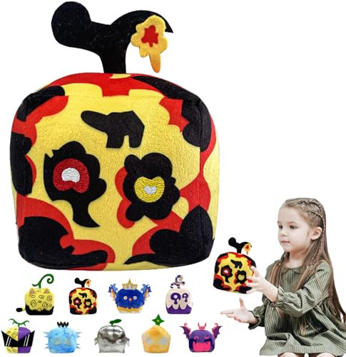 POPOYU Blox Fruits Plüschtier,Blox Fruits Kuscheltier Plüsch Weiches Stofftierkissen,Cartoon Fuchs BloxFruits Plüschtier für Kinder Geschenke,Bloxfruits Plüschfiguren für Fans-Geburtstagspuppe