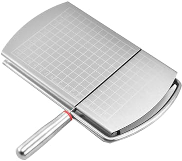 ITECHNIK Cortador de queso, cortador de queso de acero inoxidable, cortador de queso multiusos con cuchillas para queso, mantequilla, verduras, salchichas, hierbas y más, corte sin esfuerzo
