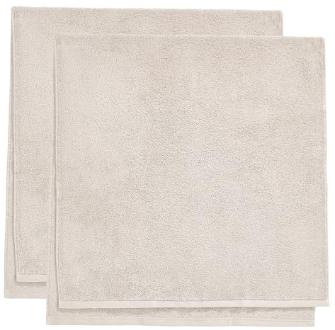 BUTLERS 2er Set Duschtuch Baumwolle - Fabulous - Saugstark | Farbe Beige - 70x140 cm - Frottiertuch für Wellness & Sport - Badelaken zum Abtrocknen - Frottee