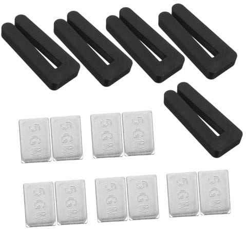 KONTONTY 5 Sets Balancer Ceiling Fan Ceiling Fan Balancing Tool Fan Balancing Tools Ceiling Fan Weight Balancing Ceiling Fan Balancing Kit Ceiling Fan Balance Kit Fan Weights Metal