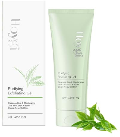 Purifying Peeling Gel, Sanftes Peeling-Gel für Gesicht und Körper, Gesichtspeeling-Reiniger mit grünem Tee Peeling Purifying Gel Cleanser für alle Hauttypen, reinigt Schmutz & Öle