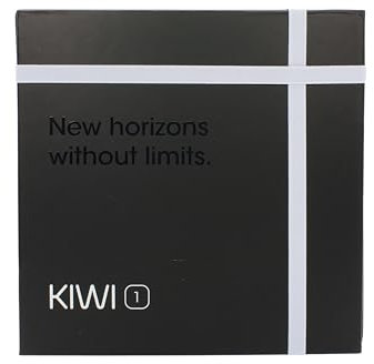 KIWI 1 Gift Box - Coffret Cadeau avec Cigarette Electronique KIWI 1 Starter Kit, 3 Pods Rechargeables, 20 Embouts Coton Classiques, 1 Etui Silicone (Artic White)