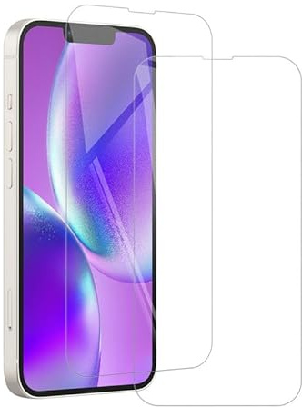 PawHoly Panzer für iPhone 13/13 Pro 6,1 Schutzfolie,9H Härte Full Screen Schutz für iPhone 13 Schutzglas, Anti-Fingerprint für iPhone 13 Pro Folie, 2er Pack Displayschutzfolie für iPhone 13/13 Pro