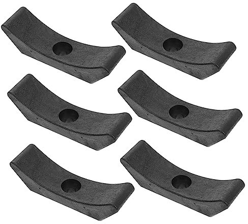 HantelstäNder Set - 6 StüCk Hantelhalter Aus Pp FüR Effektive Hantel Aufbewahrung Ideal FüR FitnessgeräTe Zu Hause Schwarz 14 X 4 5 X 4 2 Cm