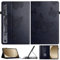 DayQiQiPu Funda para ZTE Nubia RedMagic Gaming Pad Pro 10.9 Pulgadas – Estuche Tipo Folio Cuero PU Patrón de Mariposa, Cubierta Cartera con Solapa, Carcasa Protectora con Soporte Azul Oscuro