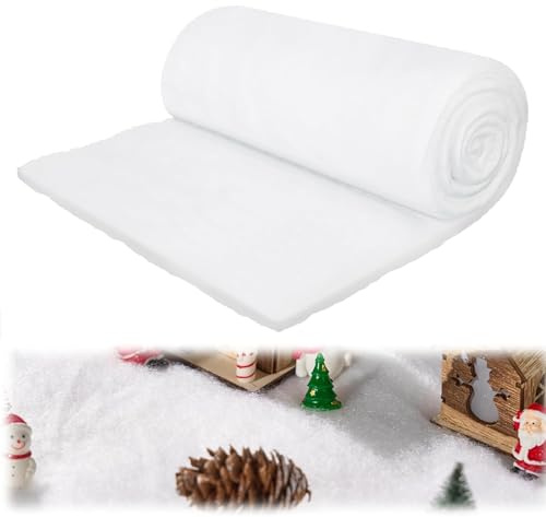Kunstschnee Dekoschnee, Künstliche Schneedecken Weihnachtsbaum Deko, Weihnachten Gefälschte Schnee Deko Wohnzimmer, Ideal für Winterliche Dekorationen Während der Weihnachtsfeiertage