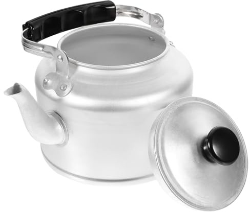 ARTSEWPLY Hervidor de Agua de Aluminio Grueso Grande Capacidad Resistente para Cocina Familiar Tetera Manual para Infusiones y Bebidas Calientes