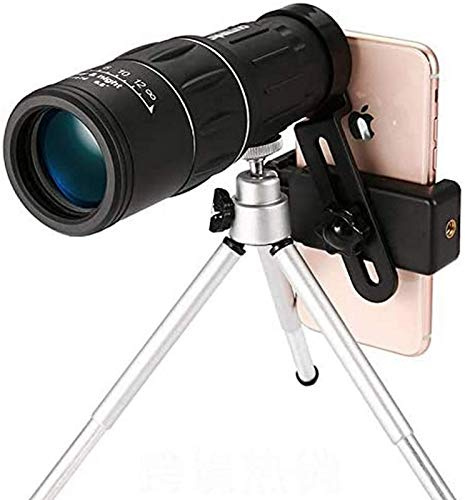 YSJNGF Astronomische Teleskope 16X52 Dual Focus Monokulares Teleskop Zoom-Fernglas 66M/8000M HD-Zielfernrohr für Reisen