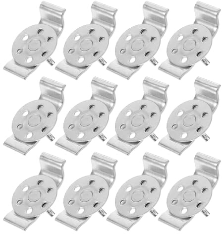 POPETPOP 20 pièces Lot de Clips Évier Inoxydable Supports Robustes pour Fixation Sous Meuble Salle de Bain et Cuisine Kit de Supports Sous Lavabo Encastrable pour Stabilité