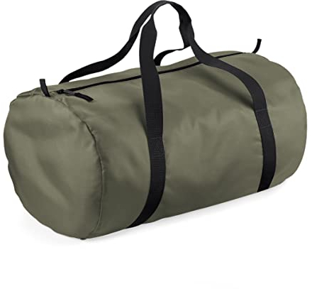 BagBase BG150 Packaway Barrel Tasche, Olivgrün/Schwarz