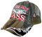 Kiss My Bass with Fish Fisherman 3D Embroidered Baseball Cap Hat, mesh, Einheitsgröße