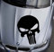 wDesigns - Adesivo per auto, motivo: teschio del Punisher