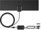 A44C DVB-T2/DVB-T HD Antenne mit Signalverstärker, 30dB, 5m Kabel – Tragbare Innenantenne für HD TV, DAB/FM Radio und Autoradio